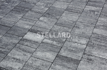 Тротуарная плитка Stellard Мозаика Колор микс Грей 60