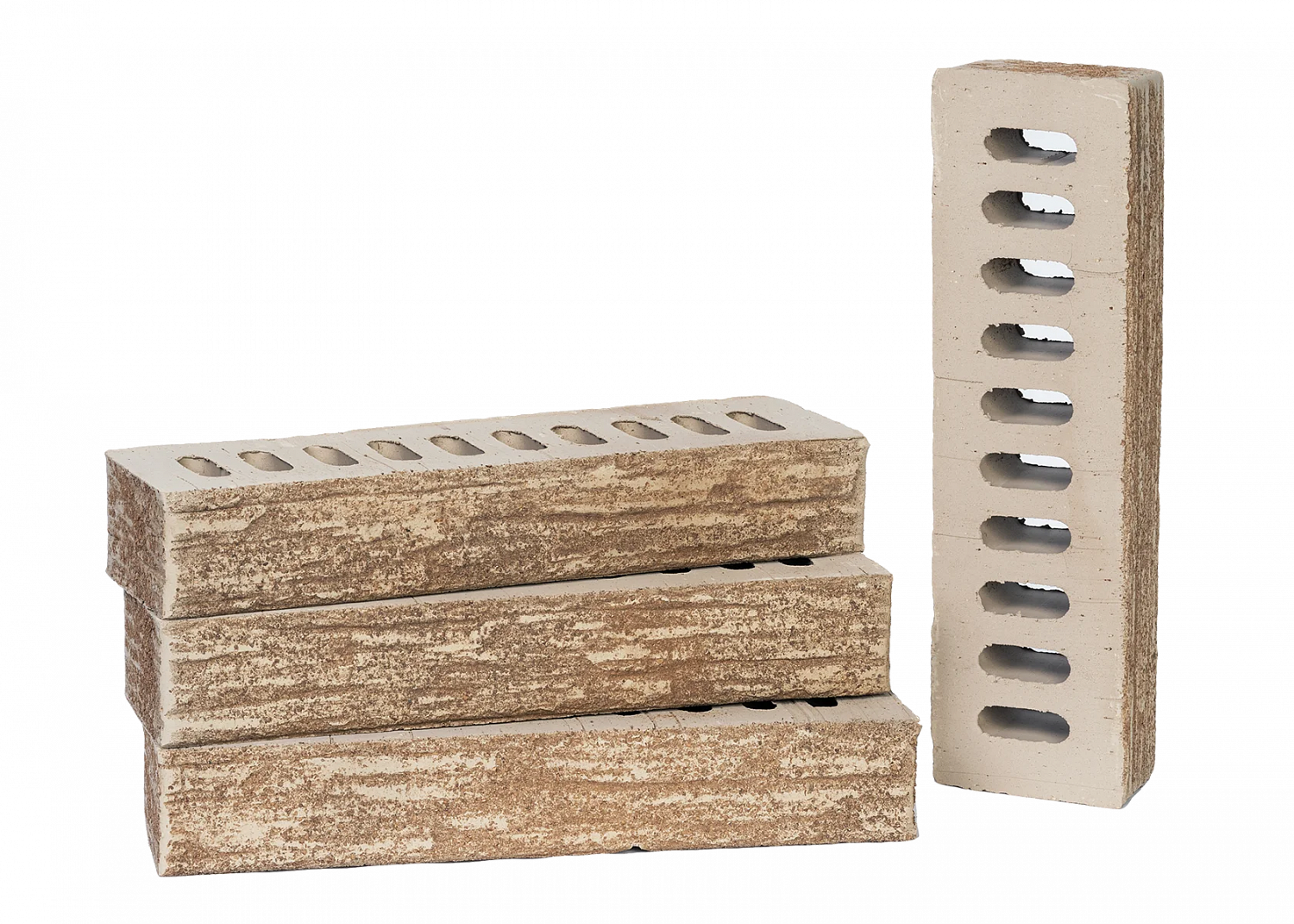Облицовочный кирпич Plinfa Cassia 1809 рифленый