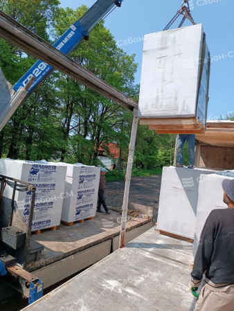 Газобетонные блоки Могилевский КСИ D400 625х100х250 перегородочные