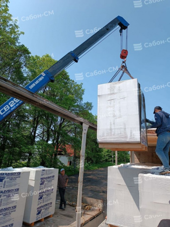 Газобетонные блоки Могилевский КСИ D400 625х100х250 перегородочные